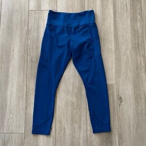ZYIA Active Royal Blue Athletic Leggings With Pockets Size 6-8